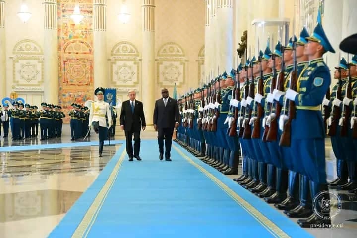 La première visite d’Etat du président de la République Félix Antoine Tshisekedi Tshilombo au Kazakhstan
