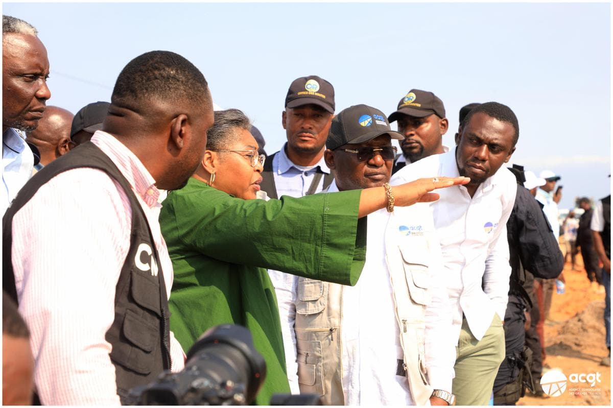 Kongo-Central : Judith Suminwa lance les travaux de la route Moanda–Yema