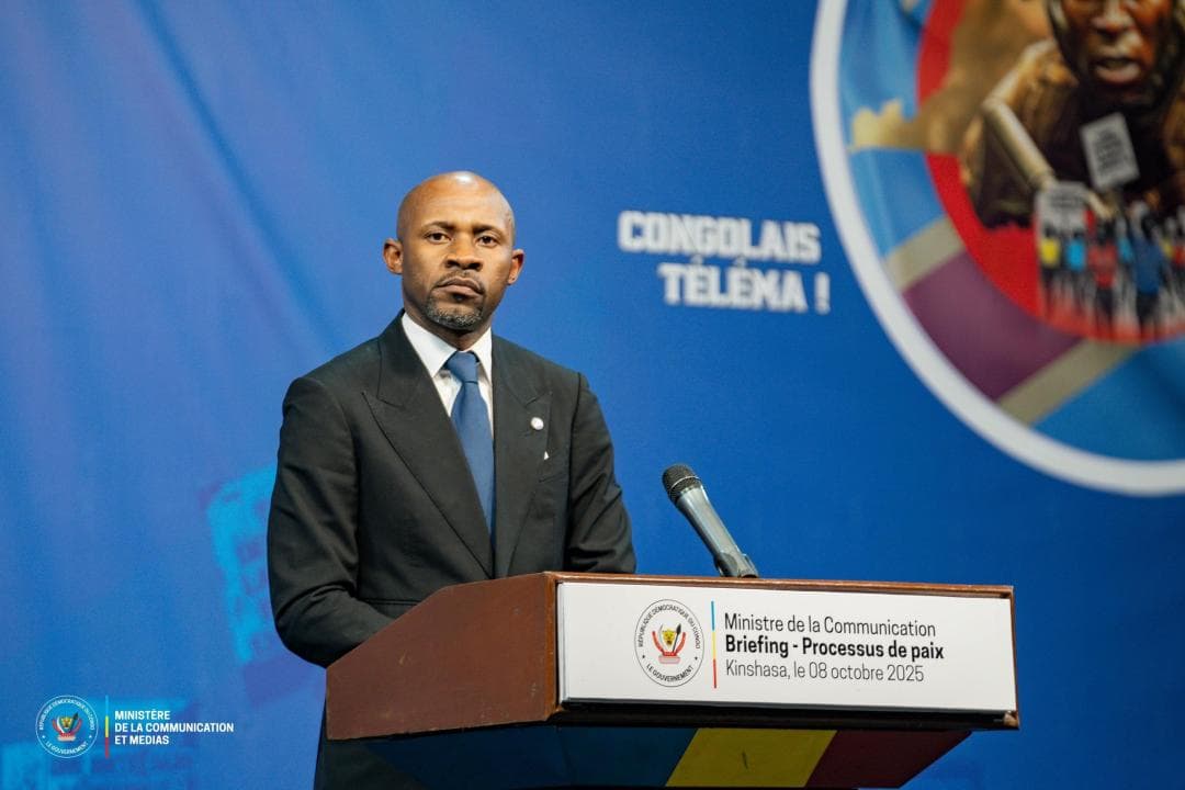 Processus de Washington : la RDC refuse une intégration économique sans restauration complète de la paix (Patrick Muyaya)