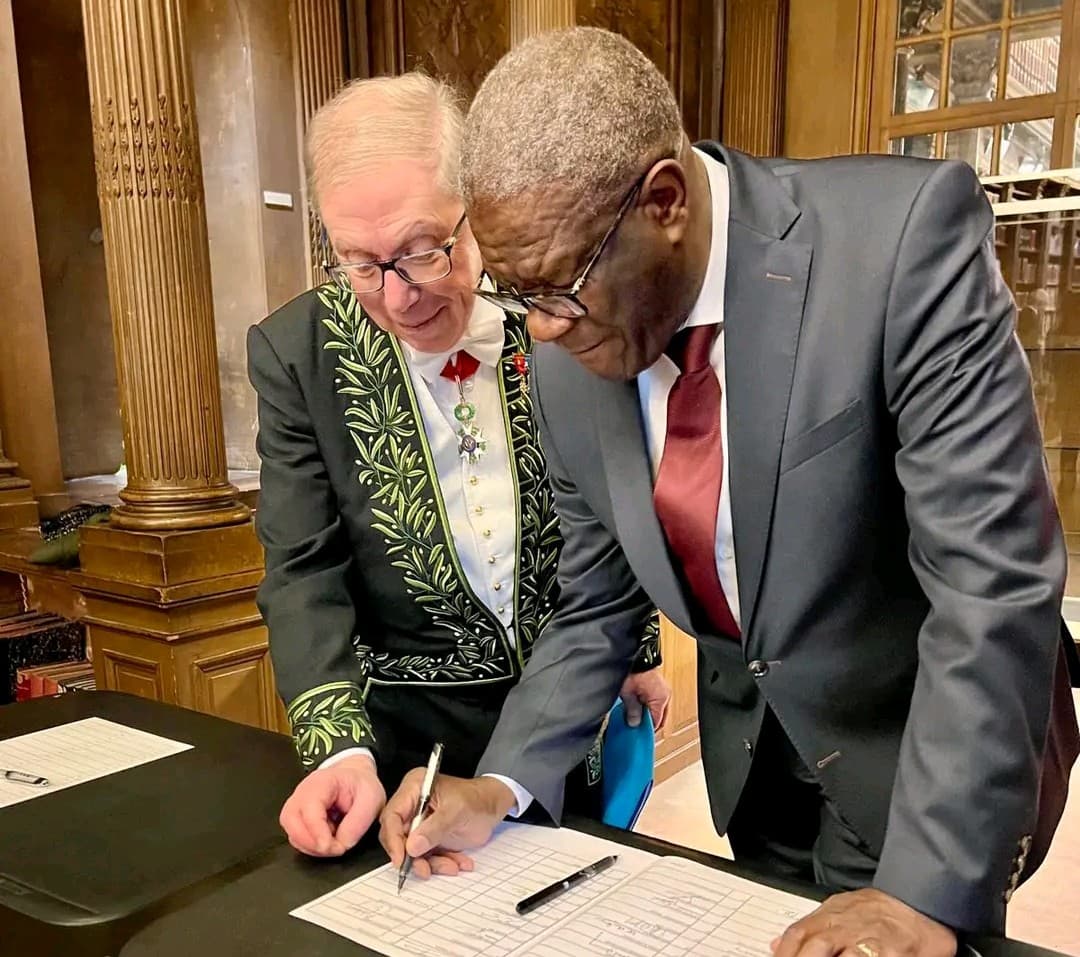 Denis Mukwege admis comme membre associé étranger à l’Académie des sciences morales et politiques